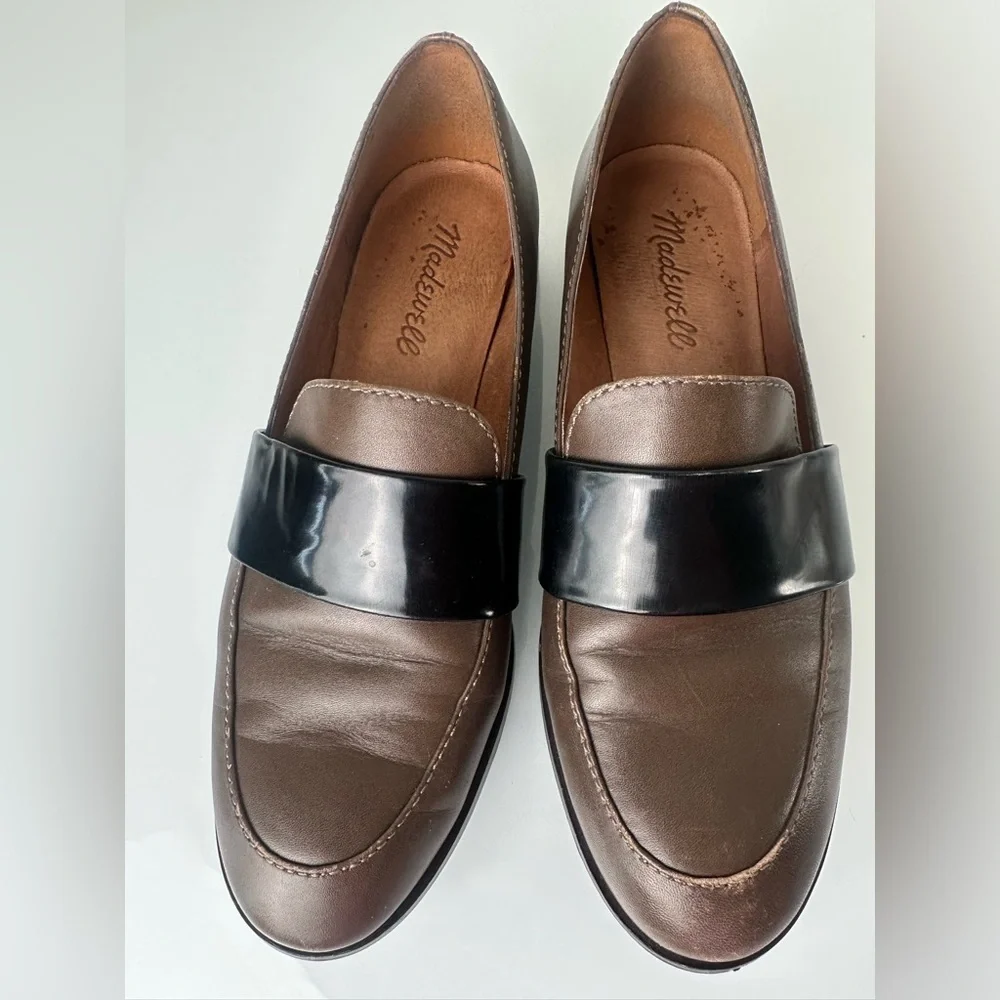 Madewell The Elin Loafer Two Toned Leather Size 6.5